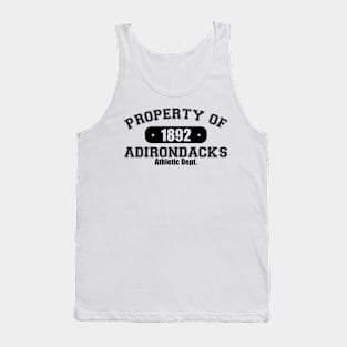 Property of Adirondacks Athletic Dept. w/ 46 Back for Light Shirts Tank Top